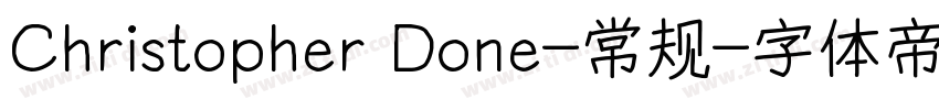 Christopher Done-常规字体转换